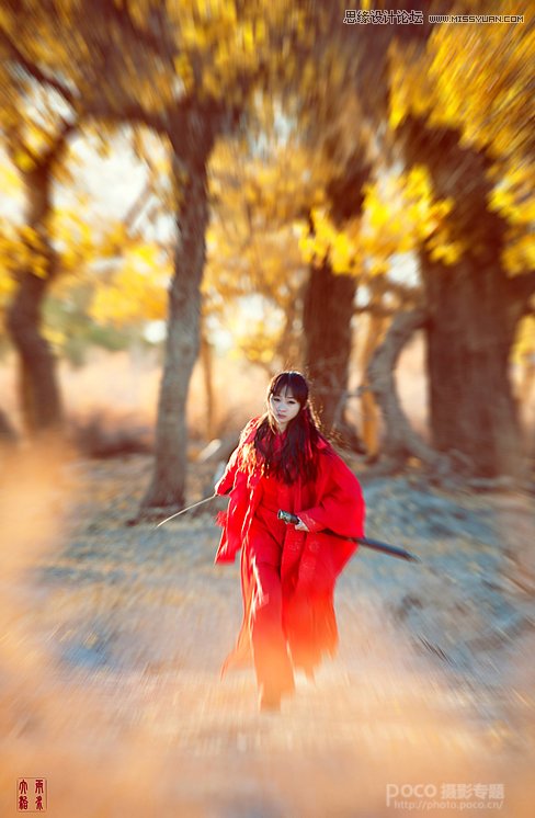 解析秋天唯美人像攝影實戰技巧