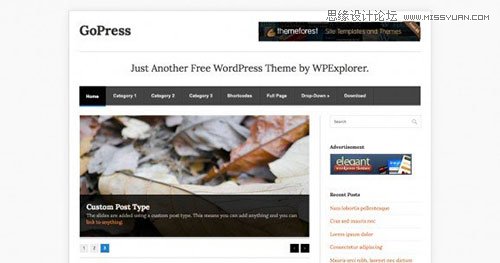 28個國外優秀面免費的WordPress主題模板