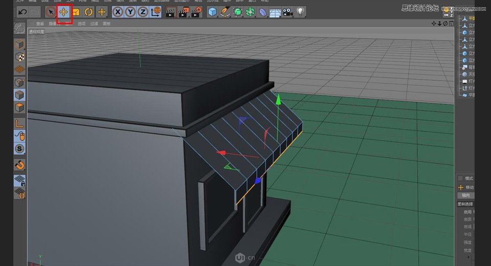 C4DͨL(fng)ı꽨ģ̳