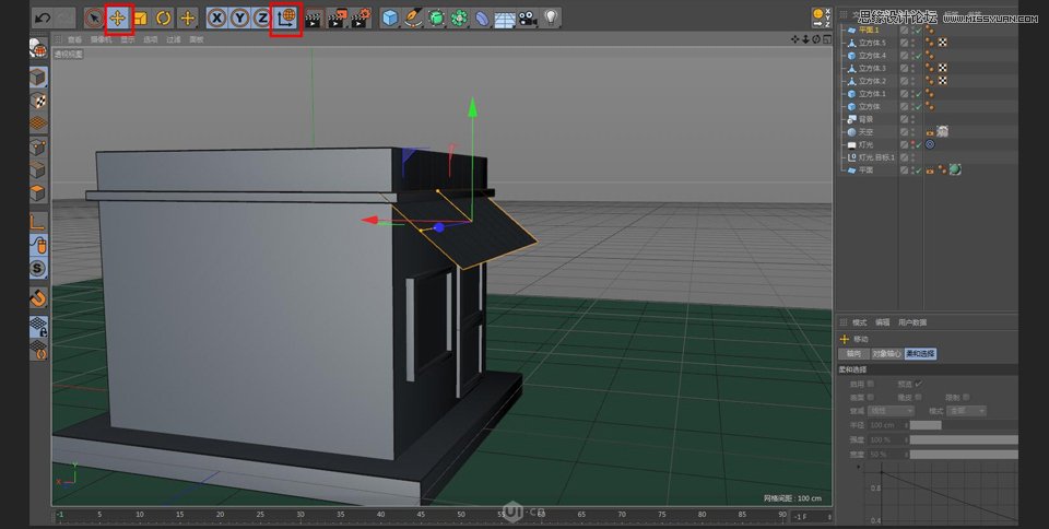 C4DͨL(fng)ı꽨ģ̳